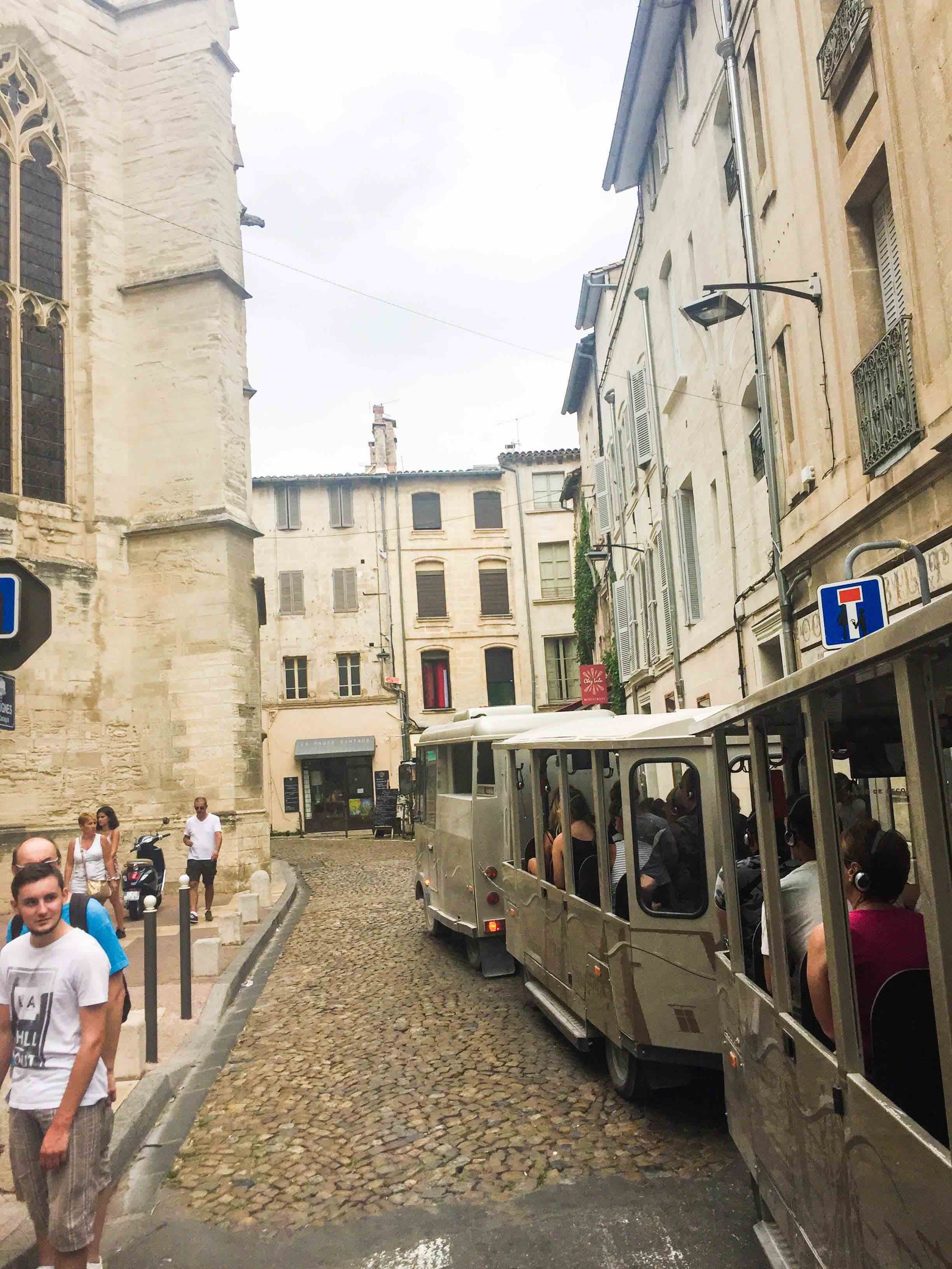 Avignon Petit Tram in Avignon